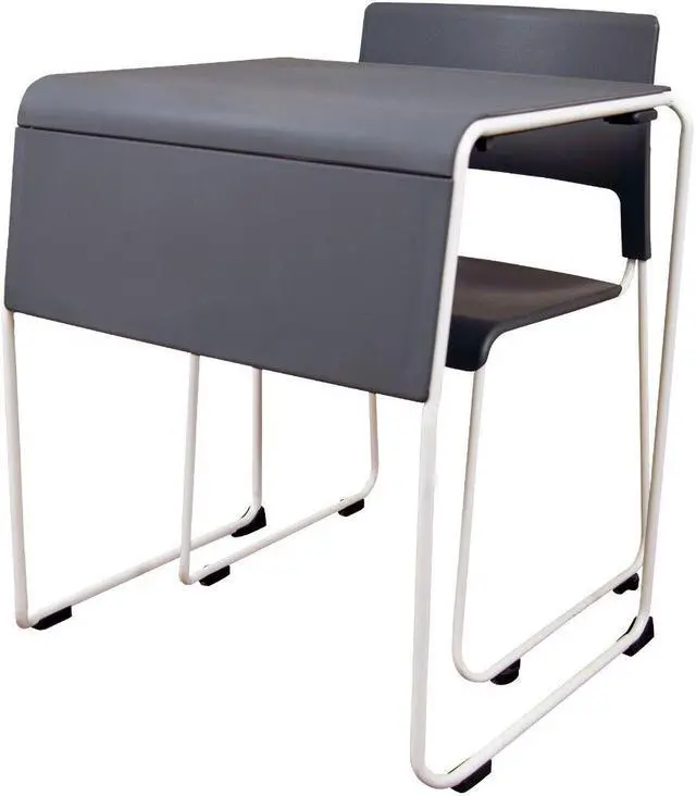 Alt view image 3 of 6 - Lightweight Stackable Student Desk and Chair