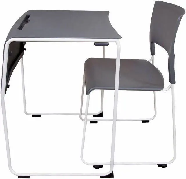 Alt view image 5 of 6 - Lightweight Stackable Student Desk and Chair