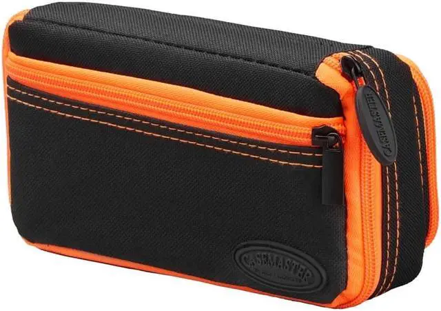 Main image of Casemaster Plazma Plus Black with Orange Trim Dart Case and Phone Pocket