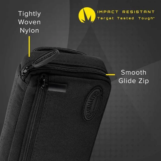 Alt view image 4 of 6 - Casemaster Plazma Plus Dart Case with Black Zipper and Phone Pocket