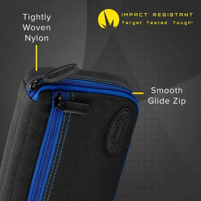Alt view image 4 of 6 - Casemaster Plazma Dart Case Black with Sapphire Zipper