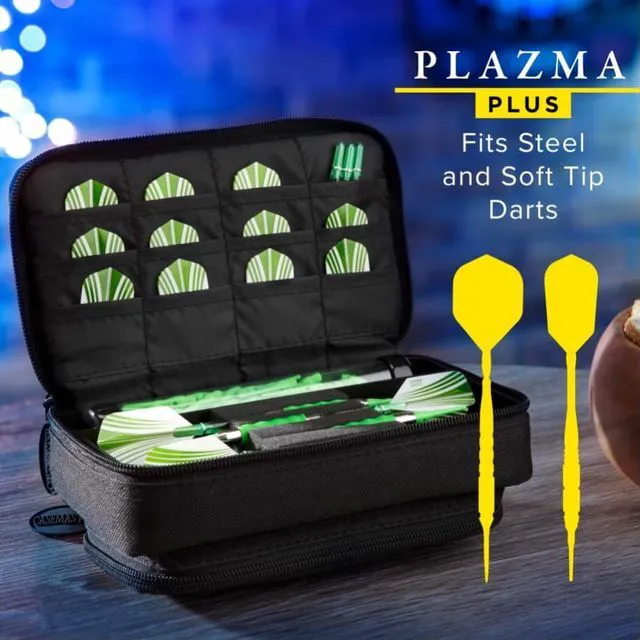 Alt view image 2 of 6 - Casemaster Plazma Plus Dart Case with Black Zipper and Phone Pocket