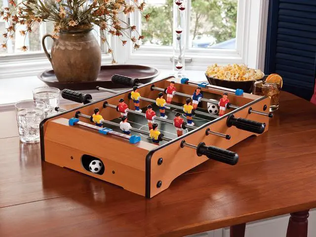 Alt view image 4 of 5 - Mainstreet Classics 20-Inch Table Top Foosball/Soccer Game