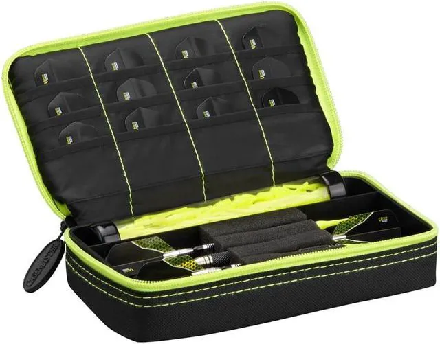 Alt view image 2 of 3 - Casemaster Plazma Black with Yellow Trim Dart Case