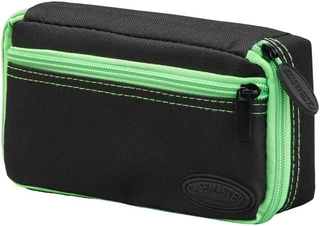 Main image of Casemaster Plazma Black with Green Trim Dart Case