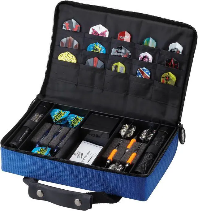 Alt view image 3 of 4 - Casemaster Classic Blue Nylon Dart Case
