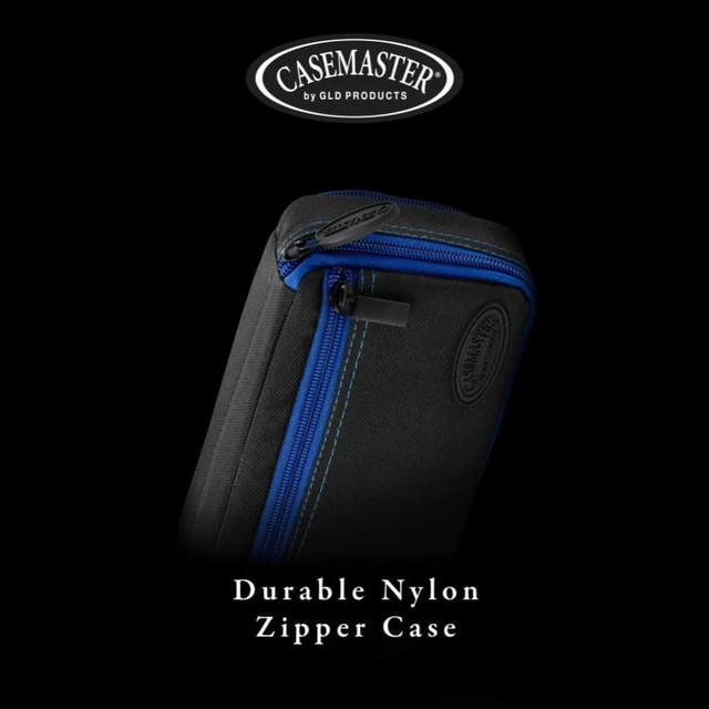 Alt view image 5 of 6 - Casemaster Plazma Plus Dart Case Black with Sapphire Zipper and Phone Pocket