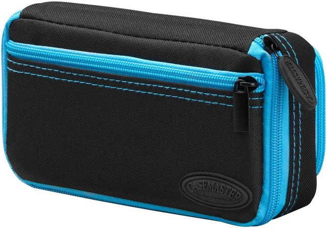 Main image of Casemaster Plazma Plus Black with Blue Trim Dart Case and Phone Pocket