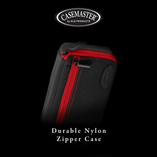 Alt view image 5 of 6 - Casemaster Plazma Dart Case Black with Ruby Zipper