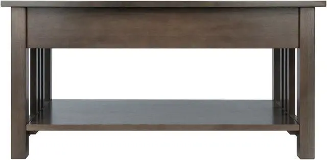 Alt view image 5 of 17 - Stafford Coffee Table Oyster Gray Finish 16040