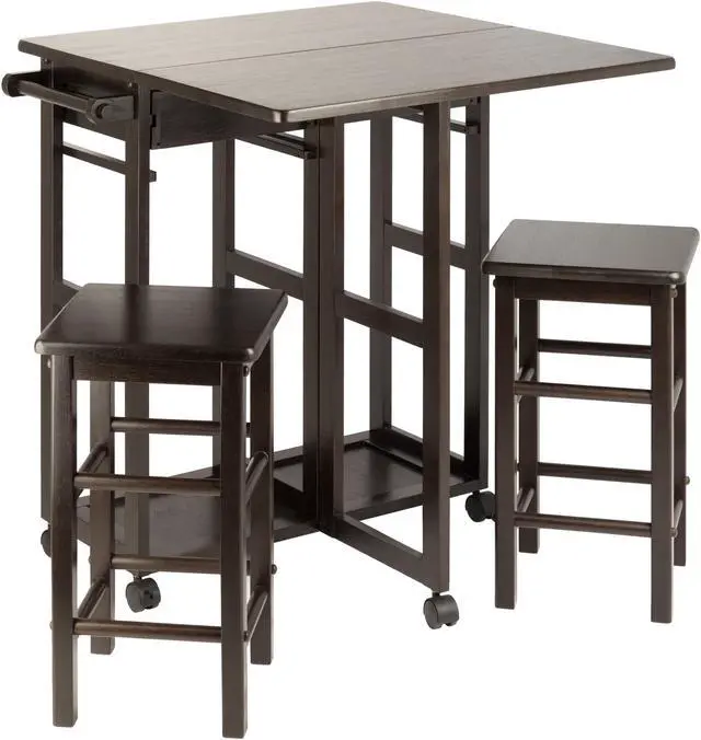 Alt view image 5 of 7 - Winsome Wood 23330 Suzanne Space Saver Set - 3 Piece