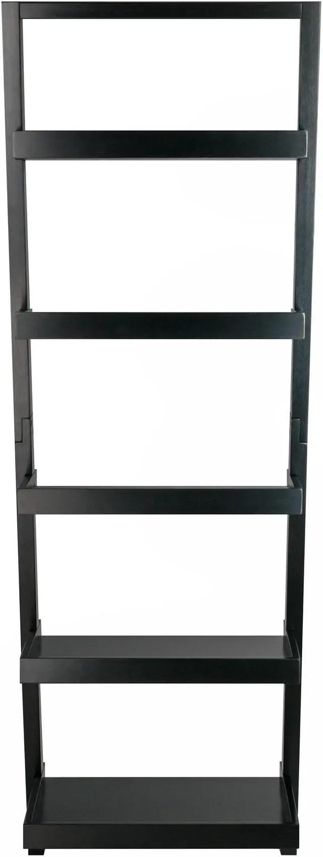 Alt view image 14 of 20 - Winsome Wood 29553 Bellamy Leaning Shelf, Black