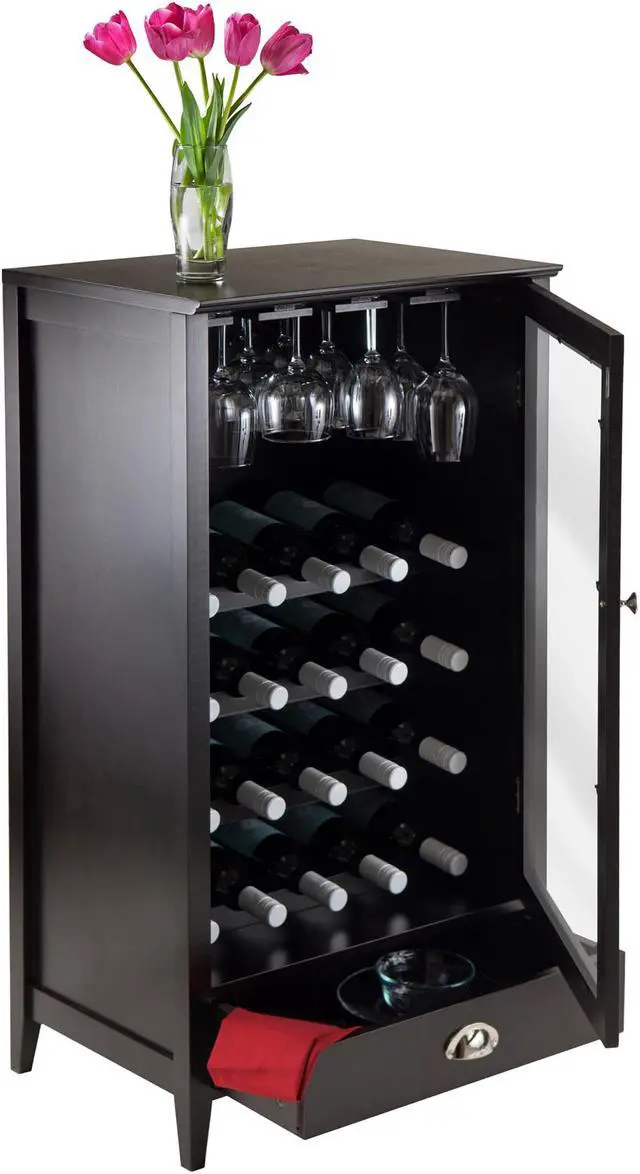 Alt view image 2 of 6 - Bordeaux Modular Wine Cabinet 20-Bottle Shelf 92416