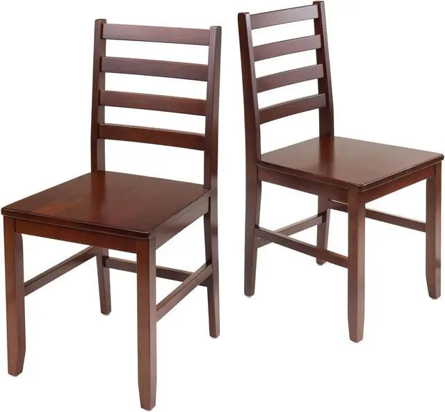Main image of Winsome Wood Hamilton 2-Piece Ladder Back Chair