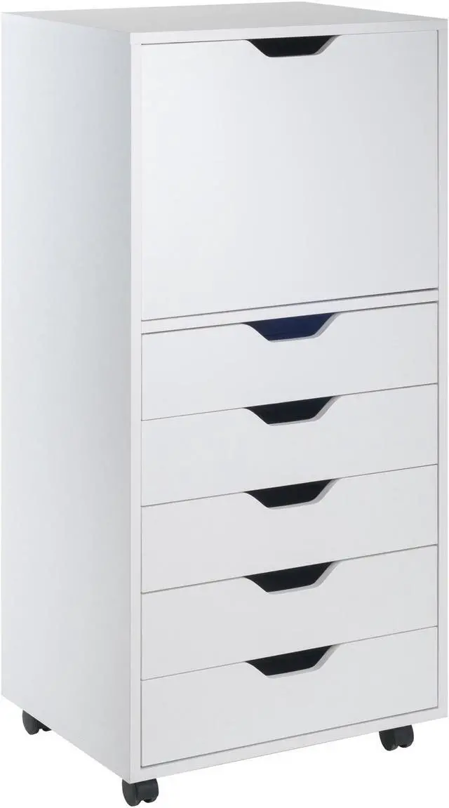 Main image of Halifax Cabinet White Finish 10616
