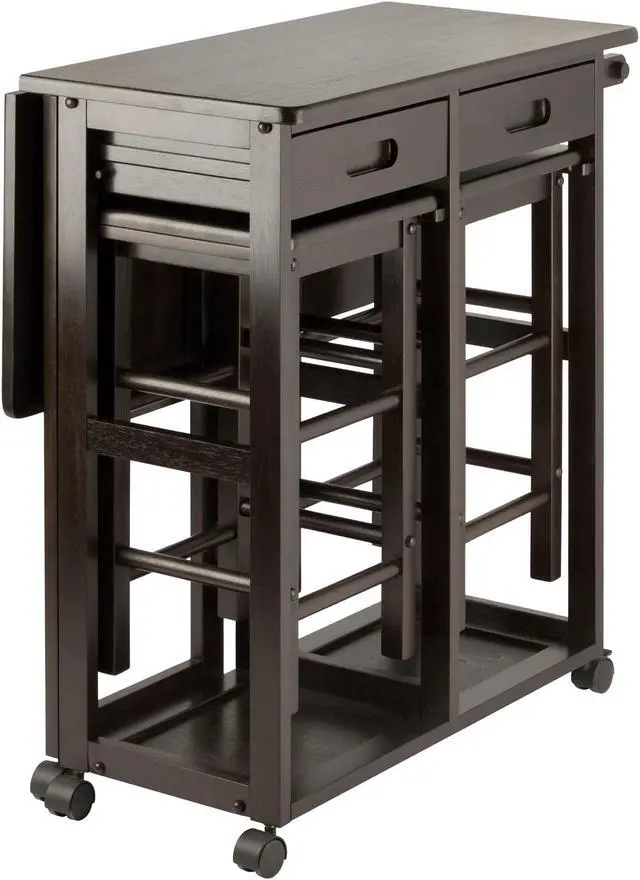 Alt view image 2 of 7 - Winsome Wood 23330 Suzanne Space Saver Set - 3 Piece