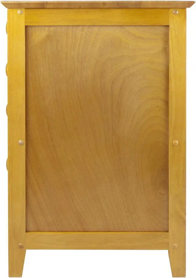 Alt view image 13 of 15 - Winsome 99428 Honey Beechwood FILE CABINET 4-DRAWER