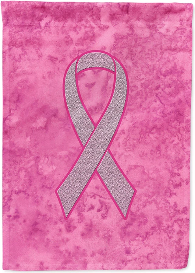 Main image of Caroline's Treasures AN1205GF Pink Ribbon for Breast Cancer Awareness Flag, Small, Multicolor