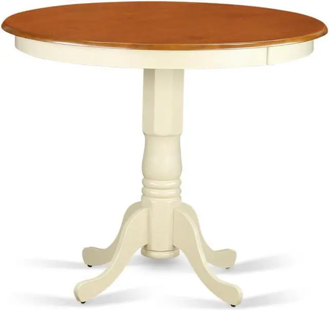 Main image of JAT-WHI-TP Counter height Table in Buttemilk and Cherry
