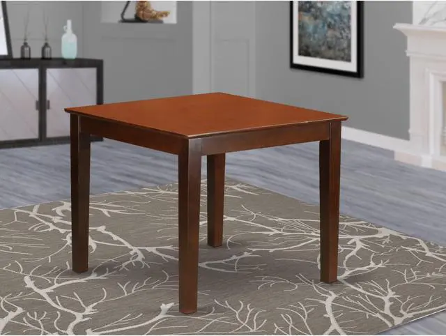 Alt view image 2 of 4 - OXT-MAH-T Oxford Square Dining Table - Mahogany Finish