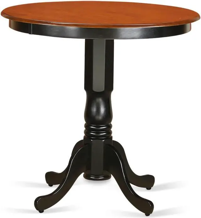 Main image of JAT-BLK-TP Counter height Table in black and Cherry