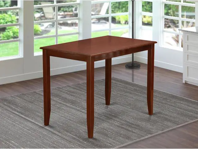 Alt view image 2 of 5 - BUT-MAH-T Buckland Counter Height Rectangular Table 30"x48" in Mahogany Finish