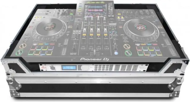 Main image of ProX XS-XDJXZW for Pioneer DJ XDJ-XZ Flight Travel Hard Road Gig Ready Case w 1U Rack Space & Wheels