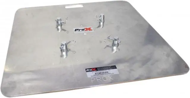 Main image of ProX XT-BP3030A 30" X 30" Aluminum Base Plate Fits Most Manufacturers F34 Trussing W-Conical Connectors
