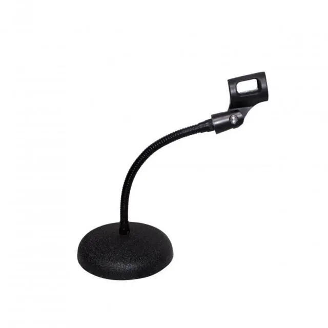 Alt view image 2 of 10 - ProX T-MIC07 Gooseneck Desktop Microphone Stand With 6" Round Base
