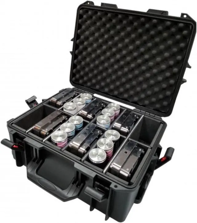 Alt view image 3 of 8 - VaultX Watertight Case for 12 ApeLabs MAXI Lights W-Extendable Handle and Wheels