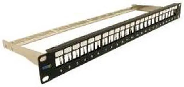 Alt view image 4 of 5 - ICC Cat 6A FTP Blank Patch Panel 24-Port, 1 RMS