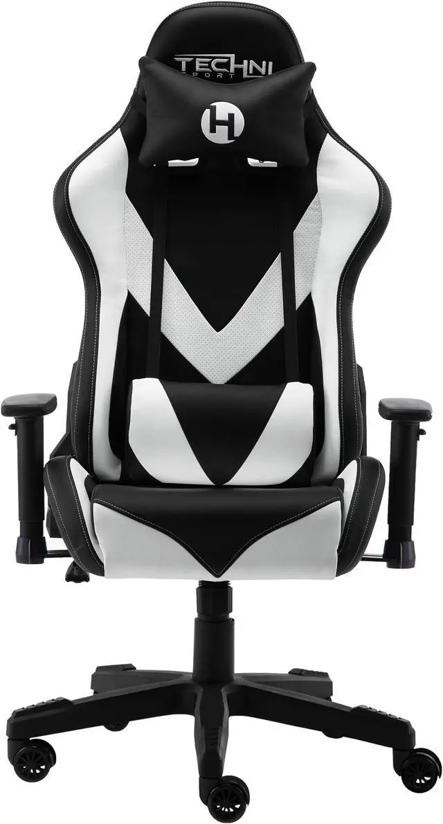 Alt view image 3 of 20 - Techni Sport TS-92 Office-PC Gaming Chair, White