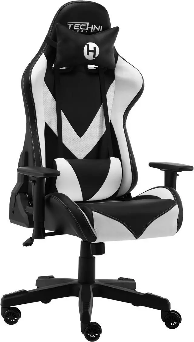 Alt view image 2 of 20 - Techni Sport TS-92 Office-PC Gaming Chair, White
