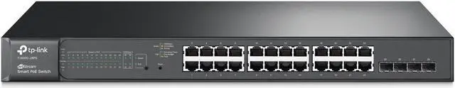 Alt view image 16 of 18 - TP-LINK T1600G-28PS 24Port Gigabit Smart PoE Switc