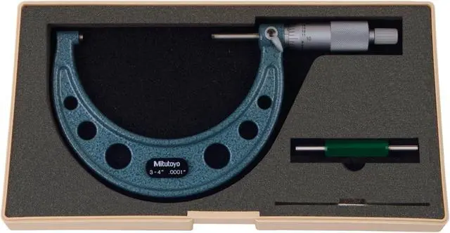 Alt view image 2 of 3 - MITUTOYO 103-218 Micrometer,3 to 4",0.0001,Ratchet