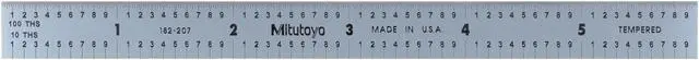 Alt view image 3 of 3 - MITUTOYO 182-207 Flexible Rule,SS,150 x 12.7mm