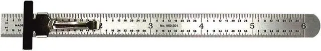 Alt view image 3 of 3 - MITUTOYO 950-301 Pocket Rule, Stl, Inch, 32nds, 64ths, 6 In L