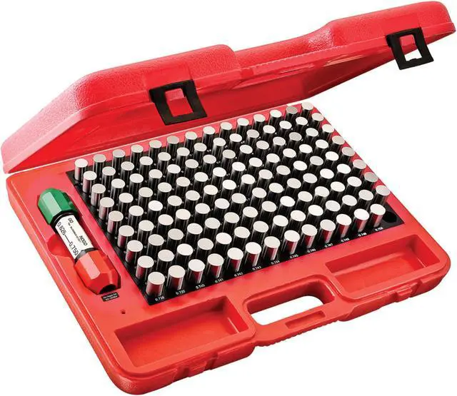 Main image of STARRETT S4009-750 Pin Gage Set,Minus,0.626-0.750 In