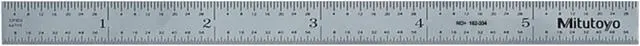 Alt view image 2 of 3 - MITUTOYO 182-204 Rule,Steel,6 In,3r