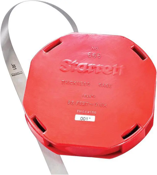 Alt view image 3 of 4 - STARRETT 666-1 Thickness Gage Stock,1 Straight Leaf