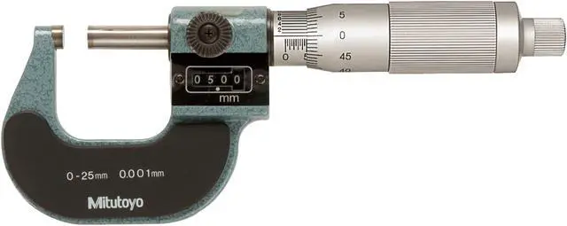 Alt view image 2 of 3 - MITUTOYO 193-111 Digital Micrometer,Outside,0 to 25mm