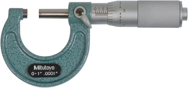 Alt view image 3 of 3 - MITUTOYO 103-135 Micrometer,0 to 1",0.0001,Friction