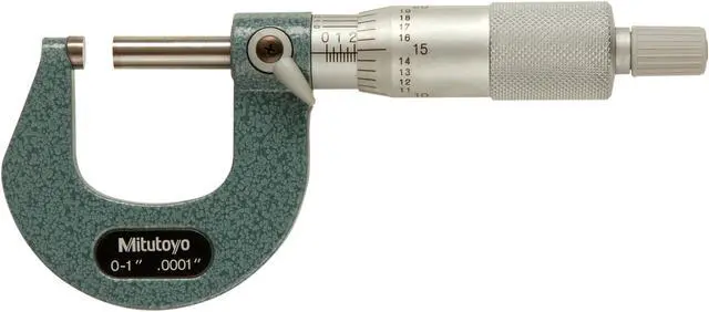 Alt view image 2 of 2 - MITUTOYO 103-260 Micrometer,0 to 1",0.0001,Ratchet