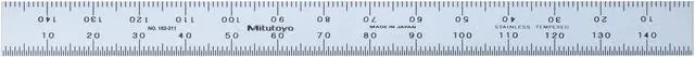 Alt view image 2 of 3 - MITUTOYO 182-211 Flexible Rule,SS,150 x 12.7mm,1mm,0.5mm