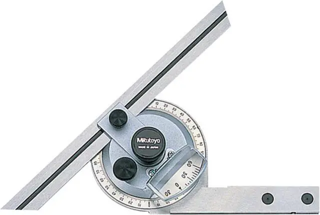 Alt view image 3 of 3 - MITUTOYO 187-904 Universal Bevel Protractor,6 In