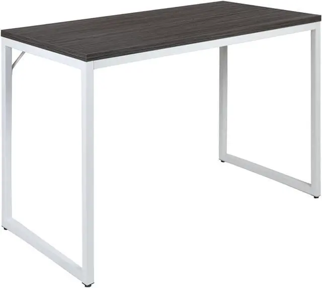 Alt view image 15 of 20 - Flash Furniture 47"W Commercial Grade Industrial Style Office Computer Desk - Rustic Gray