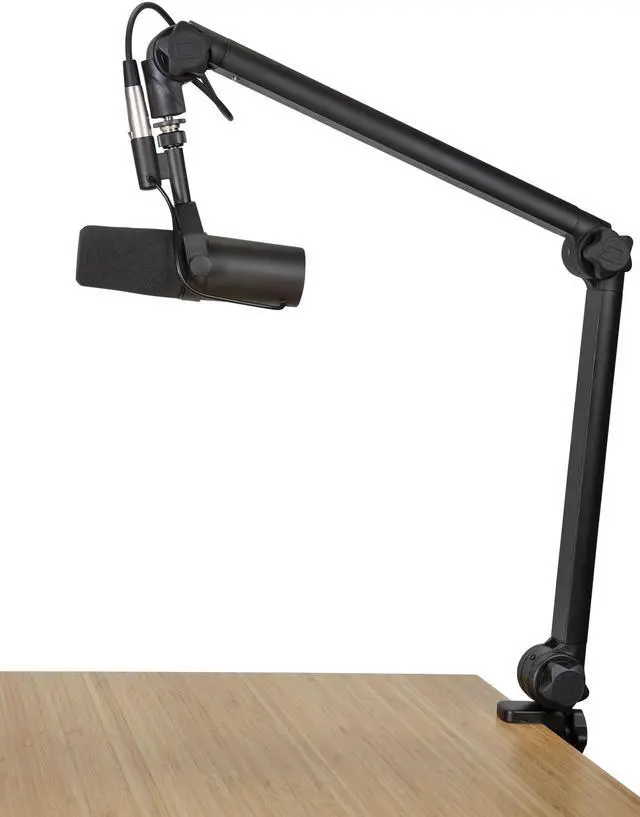 Alt view image 8 of 11 - Gator Cases Deluxe Frameworks Desktop Mic Boom Stand