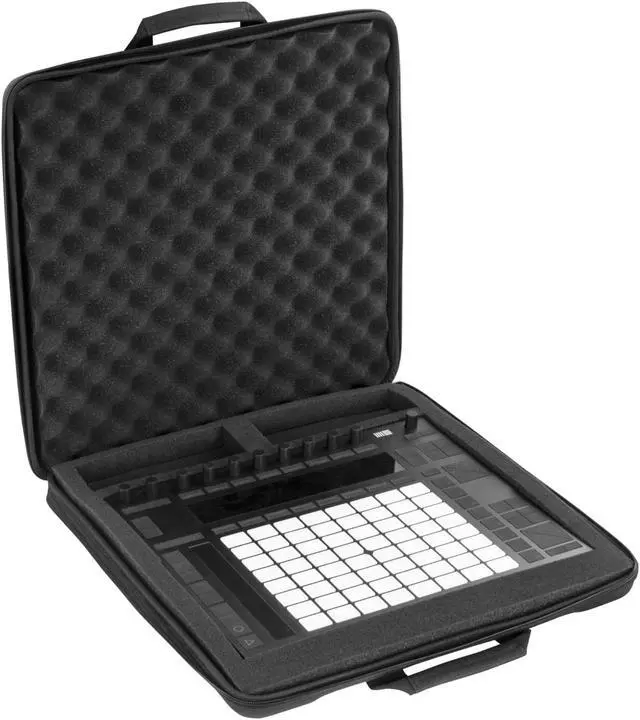 Alt view image 3 of 6 - NEW STREEMLINE UNIVERSAL CARRYING BAG WITH PLUCK FOAM INTERIOR , HOLDS THE ABLETON PUSH 2 AND GEAR OF SIMILAR SIZE or smaller (EMPTY INTERIOR DIMENSIONS: 16.5" x 16.5" x 2")