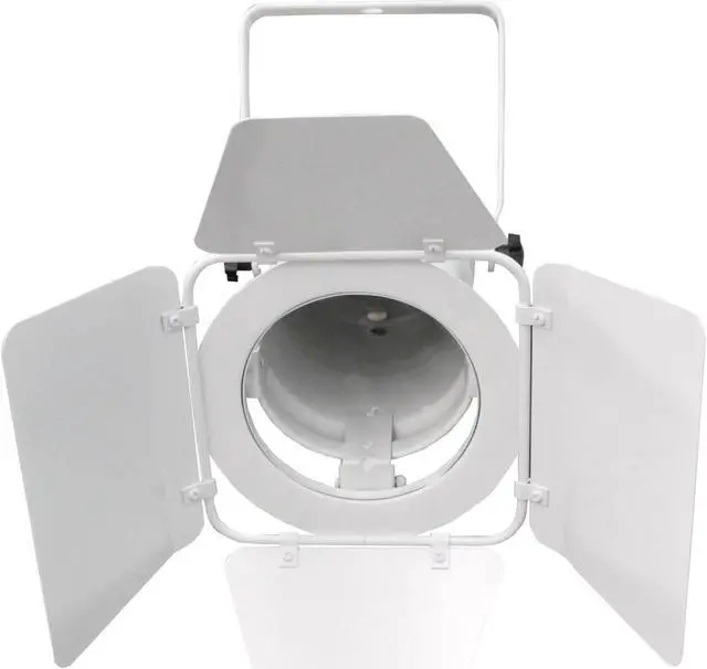 Alt view image 3 of 5 - Odyssey Innovative Designs 4-Way Barn Door for Par 30 Light Fixtures, White