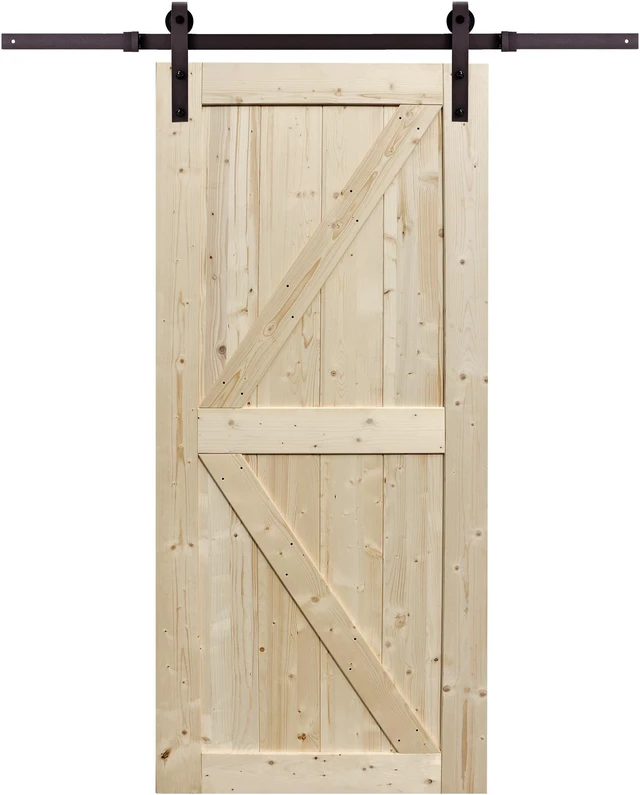 Main image of Artisan Sliding Door 36 Kit, Unfinished With Sliding Door Hardware